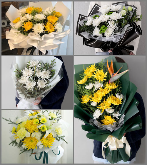 河南郑州新郑市白事花束代送